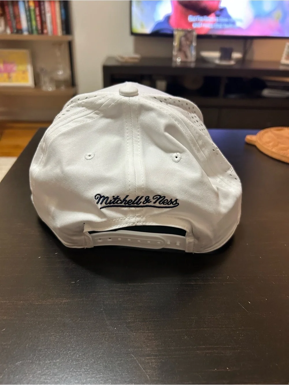 White Baseball Cap with Yankee Logo